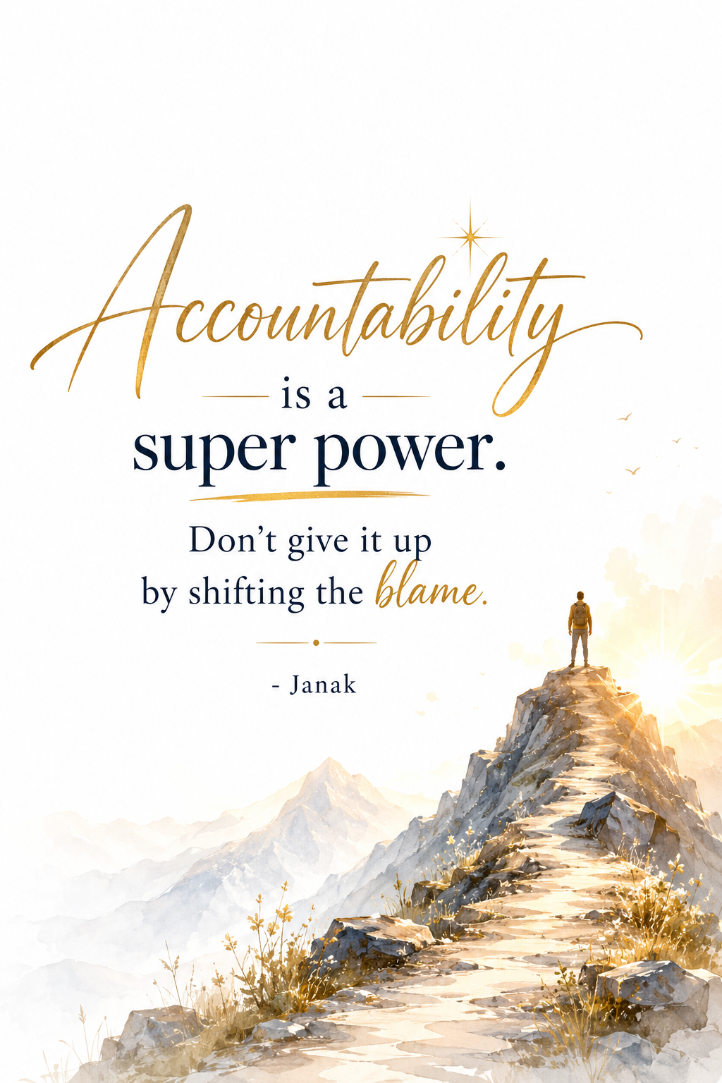 Accountability is a Superpower