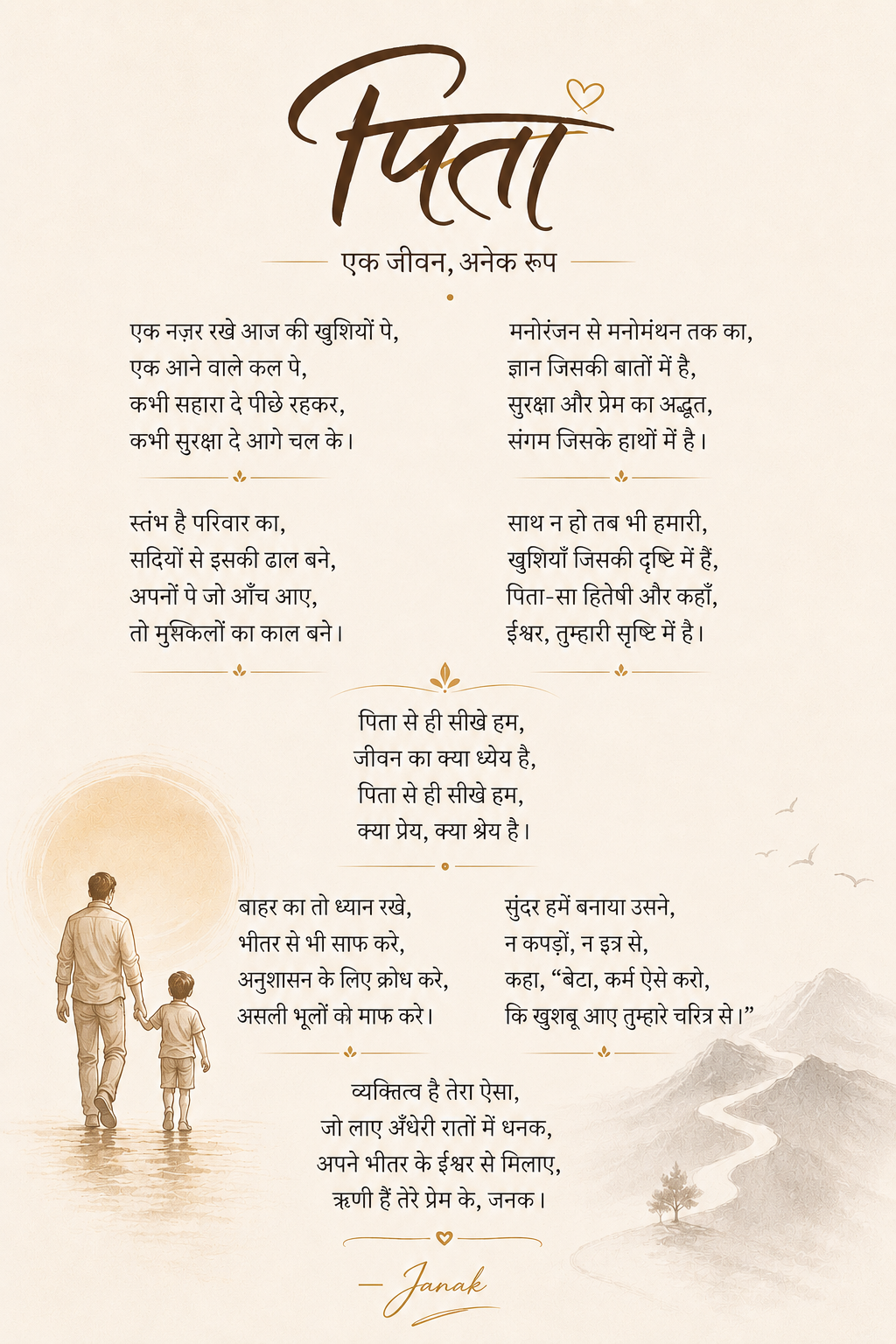 पिता — एक स्मरण
