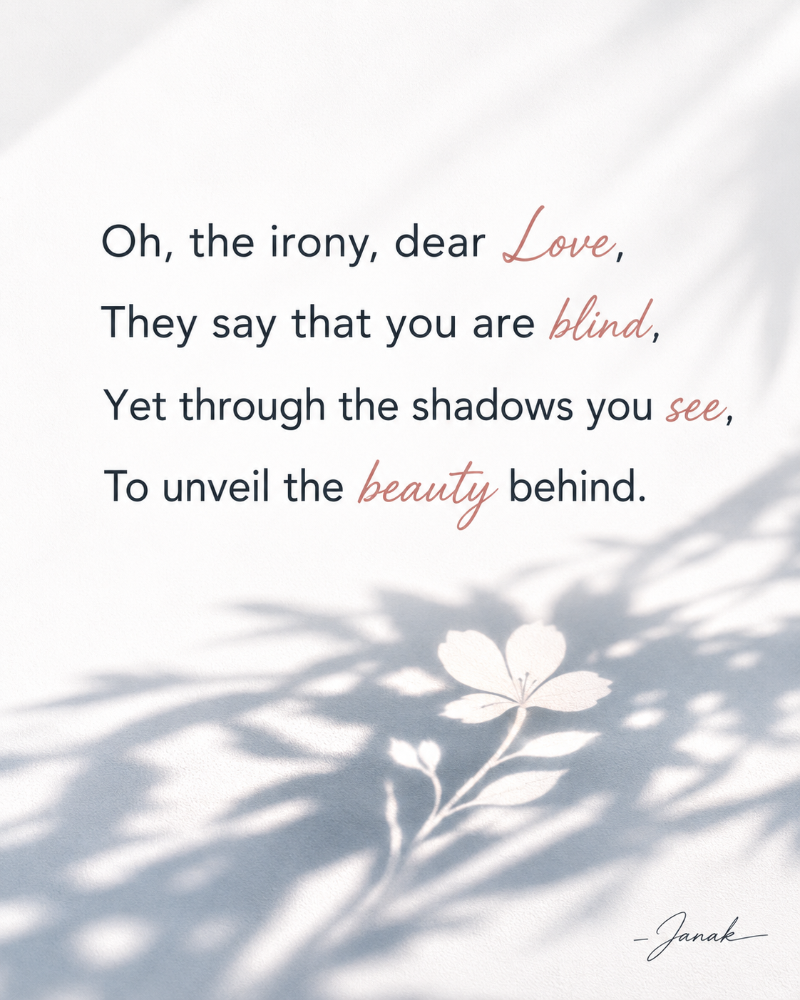 Love, Through the Shadows