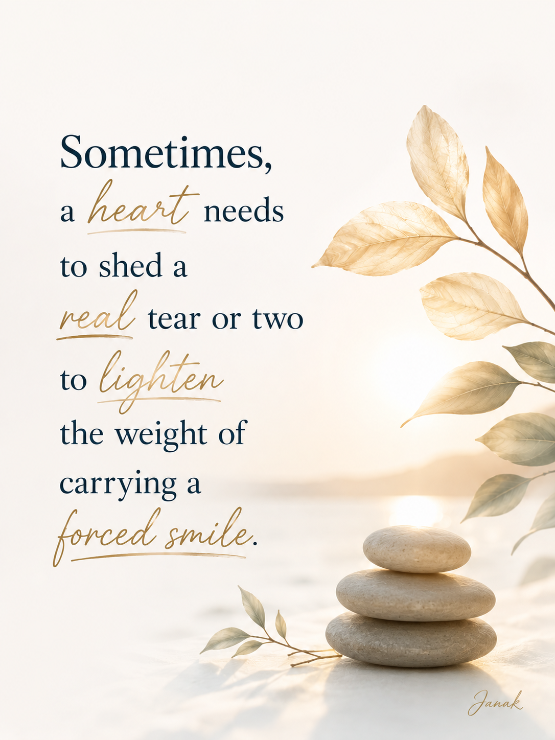 Sometimes, a Heart Needs to Shed