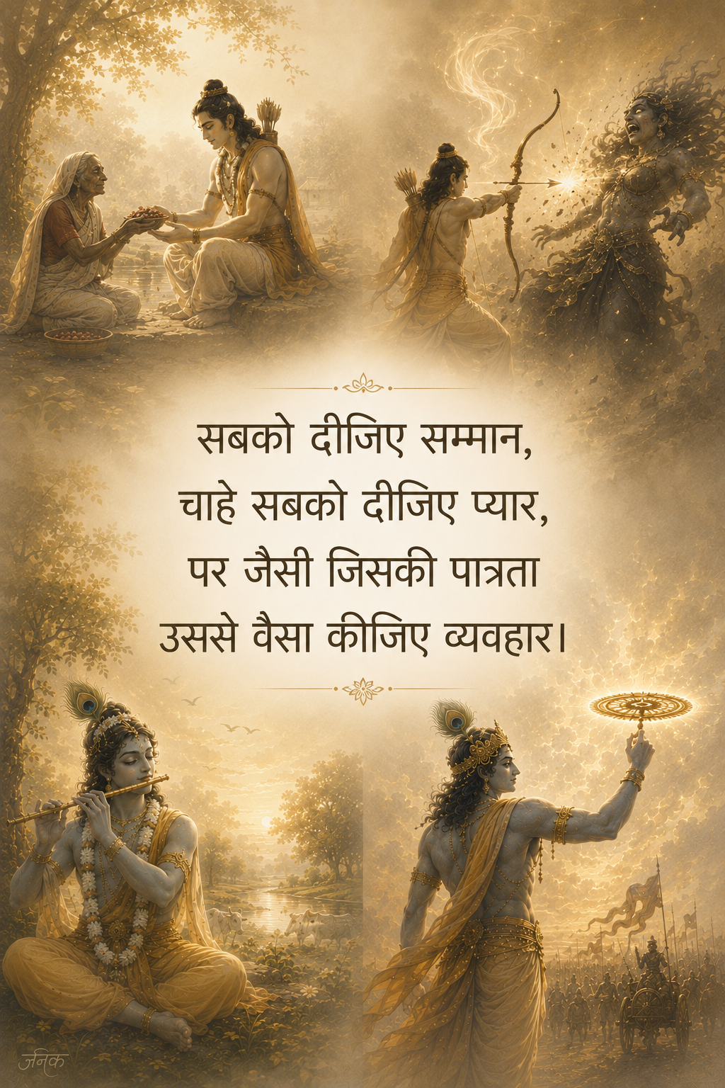 जैसी जिसकी पात्रता