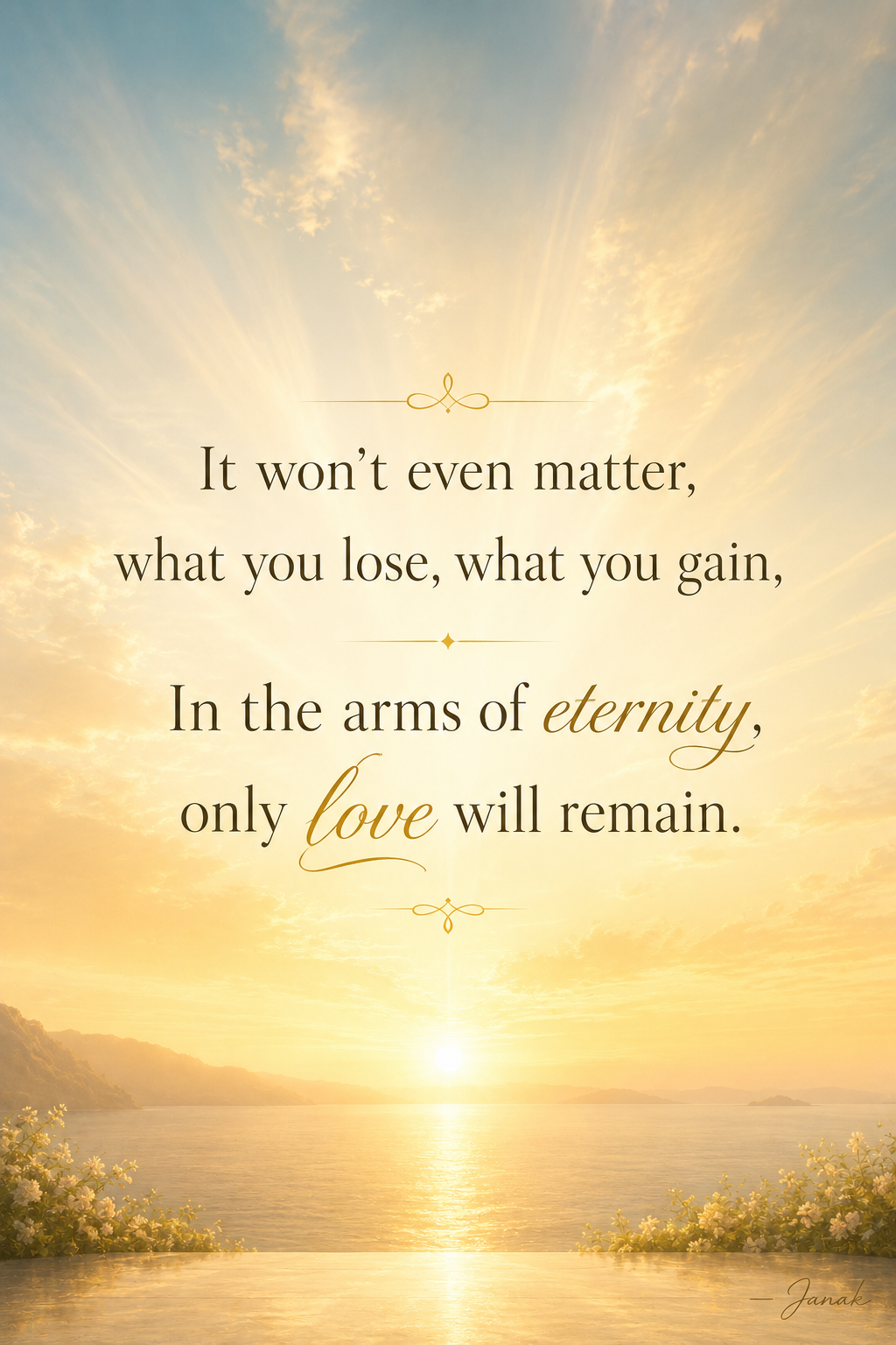 Only Love Will Remain