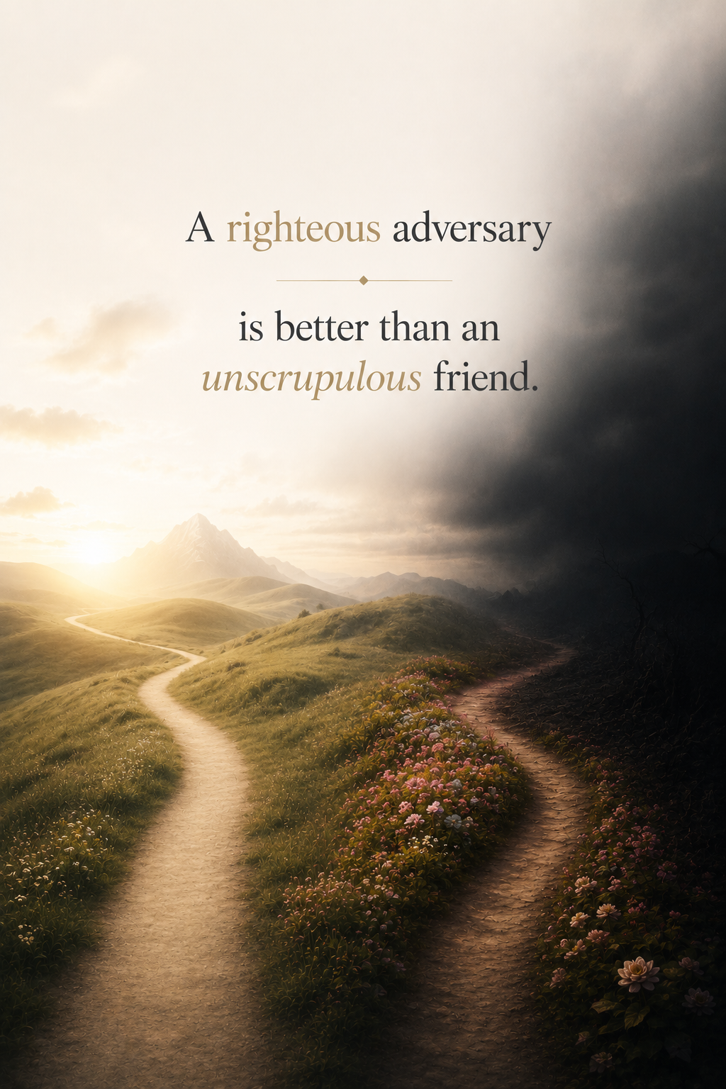 A Righteous Adversary